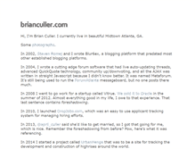 Tablet Screenshot of brianculler.com